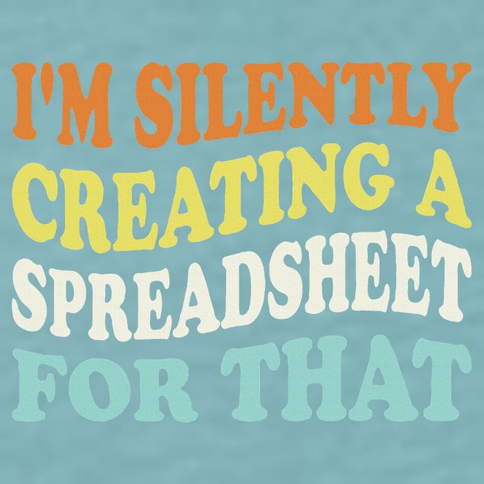 IM Silently Creating A Spreadsheet For That Sueded Cloud Jersey T-Shirt