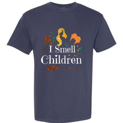 I Smell Children Funny Halloween Ladies Garment-Dyed Heavyweight T-Shirt