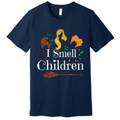 I Smell Children Funny Halloween Ladies Premium T-Shirt