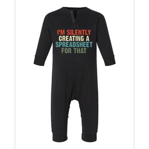 Im Silently Creating A Spreadsheet For That Office Worker Infant Fleece One Piece