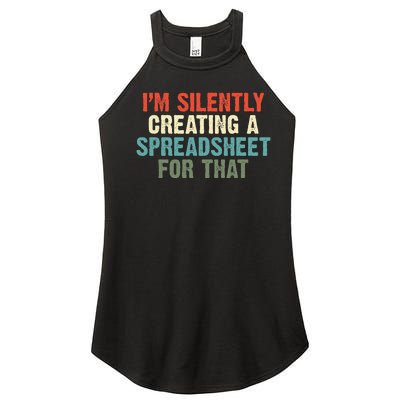 Im Silently Creating A Spreadsheet For That Office Worker Women’s Perfect Tri Rocker Tank