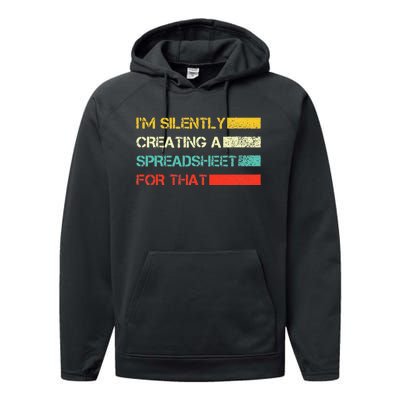 Im Silently Creating A Spreadsheet For That CPA Accountant Performance Fleece Hoodie