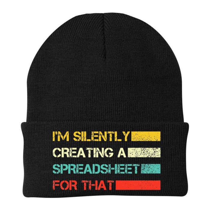 Im Silently Creating A Spreadsheet For That CPA Accountant Knit Cap Winter Beanie