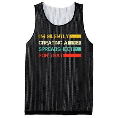 Im Silently Creating A Spreadsheet For That CPA Accountant Mesh Reversible Basketball Jersey Tank