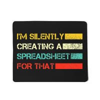 Im Silently Creating A Spreadsheet For That CPA Accountant Mousepad