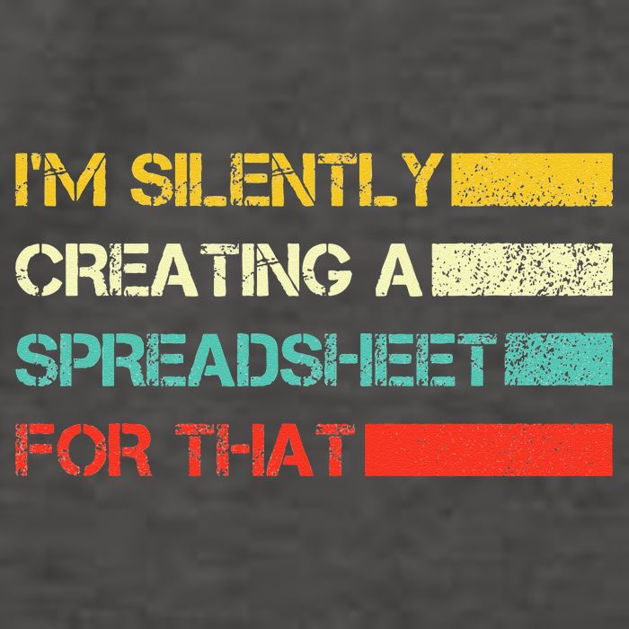 Im Silently Creating A Spreadsheet For That CPA Accountant Vector Backpack