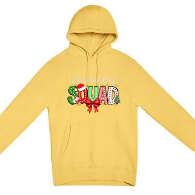 Intervention Squad Christmas Early Intervention Teacher Xmas Premium Pullover Hoodie