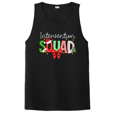 Intervention Squad Christmas Early Intervention Teacher Xmas PosiCharge Competitor Tank