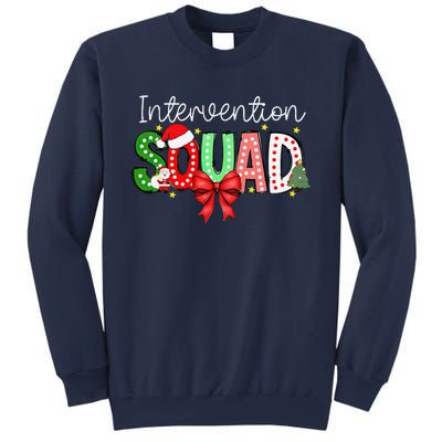 Intervention Squad Christmas Early Intervention Teacher Xmas Sweatshirt