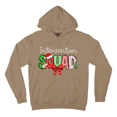 Intervention Squad Christmas Early Intervention Teacher Xmas Hoodie