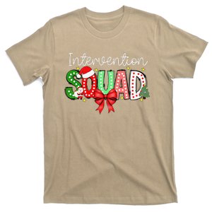 Intervention Squad Christmas Early Intervention Teacher Xmas T-Shirt