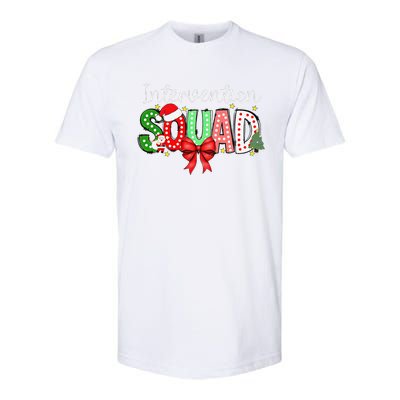 Intervention Squad Christmas Early Intervention Teacher Xmas Softstyle CVC T-Shirt