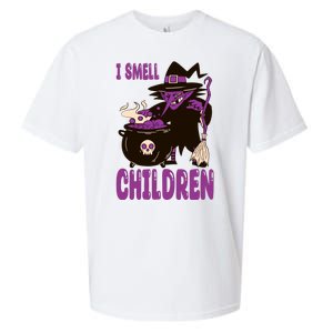 I Smell Children Funny Halloween Witch Sueded Cloud Jersey T-Shirt