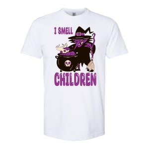 I Smell Children Funny Halloween Witch Softstyle CVC T-Shirt