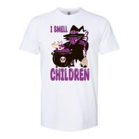 I Smell Children Funny Halloween Witch Softstyle CVC T-Shirt