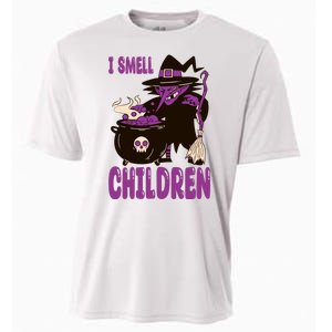 I Smell Children Funny Halloween Witch Cooling Performance Crew T-Shirt