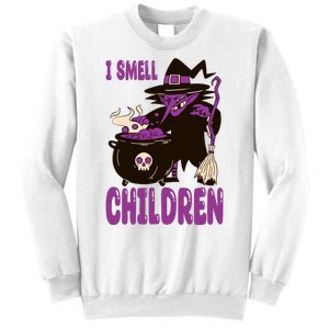 I Smell Children Funny Halloween Witch Sweatshirt