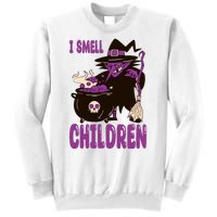 I Smell Children Funny Halloween Witch Sweatshirt