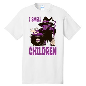 I Smell Children Funny Halloween Witch Tall T-Shirt