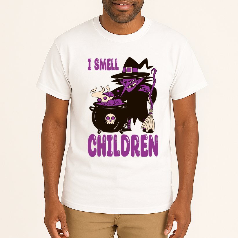I Smell Children Funny Halloween Witch Tall T-Shirt