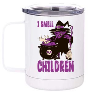 I Smell Children Funny Halloween Witch 12 oz Stainless Steel Tumbler Cup