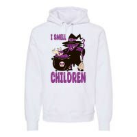 I Smell Children Funny Halloween Witch Premium Hoodie