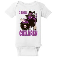 I Smell Children Funny Halloween Witch Baby Bodysuit