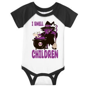 I Smell Children Funny Halloween Witch Infant Baby Jersey Bodysuit