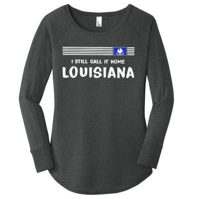 I Still Call It Home Louisiana Flag Women's Perfect Tri Tunic Long Sleeve Shirt