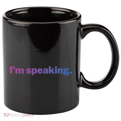 IM Speaking Cool Gift 11oz C Handle Ceramic Mug