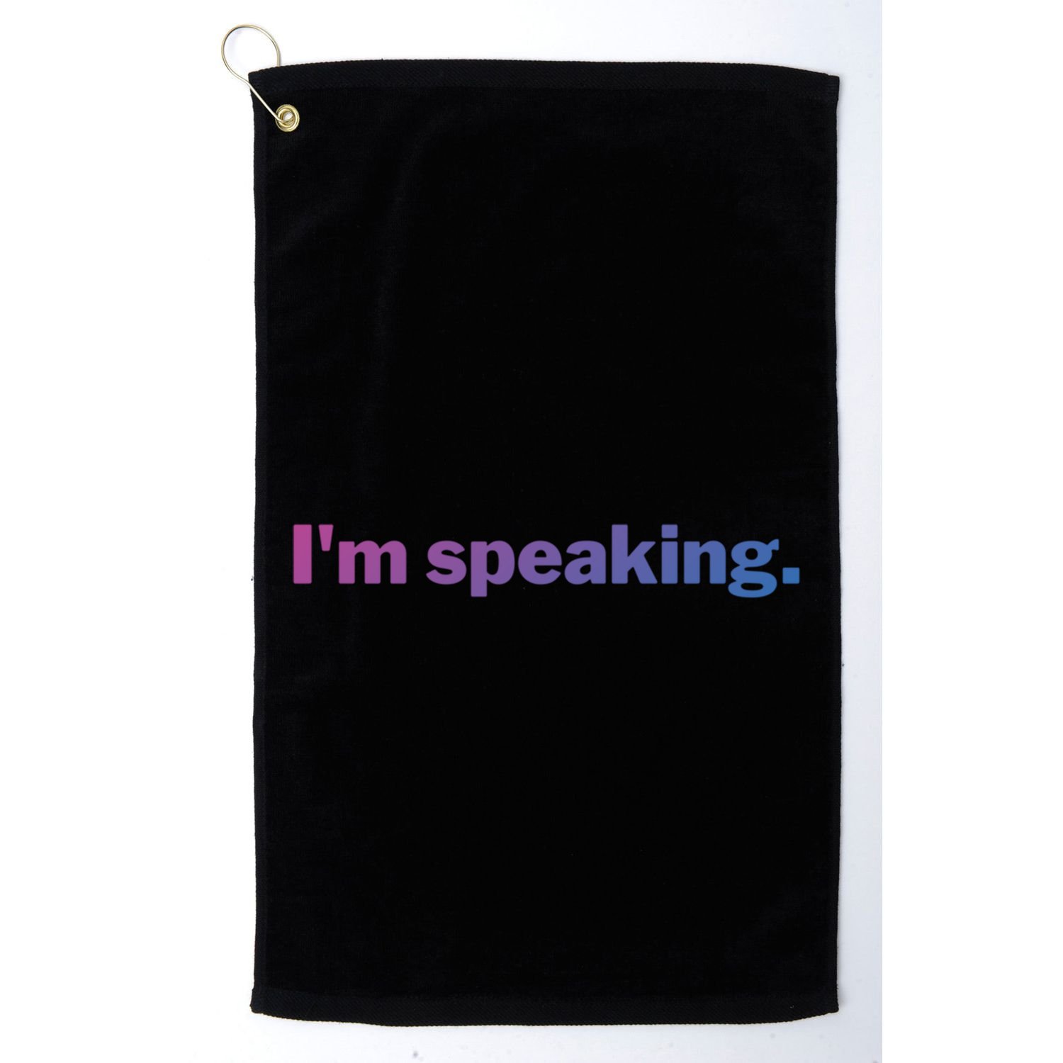 IM Speaking Cool Gift Golf Towel