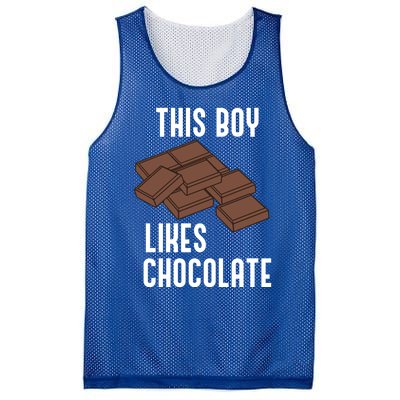 Ironic Saying Chocolatier Likes Chocolate Gift Mesh Reversible Basketball Jersey Tank