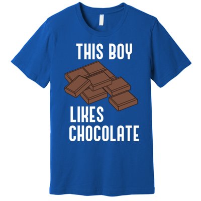 Ironic Saying Chocolatier Likes Chocolate Gift Premium T-Shirt