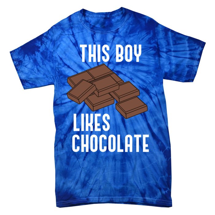 Ironic Saying Chocolatier Likes Chocolate Gift Tie-Dye T-Shirt