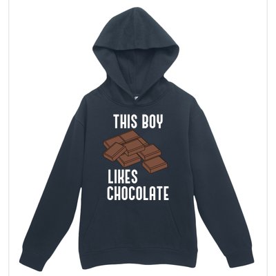 Ironic Saying Chocolatier Likes Chocolate Gift Urban Pullover Hoodie