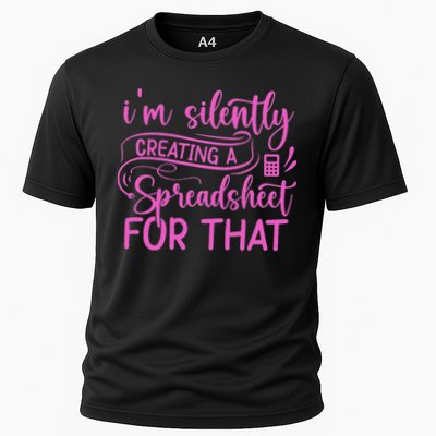 I'm Silently Creating A Spreadsheet For That Math Majors Cooling Performance Crew T-Shirt