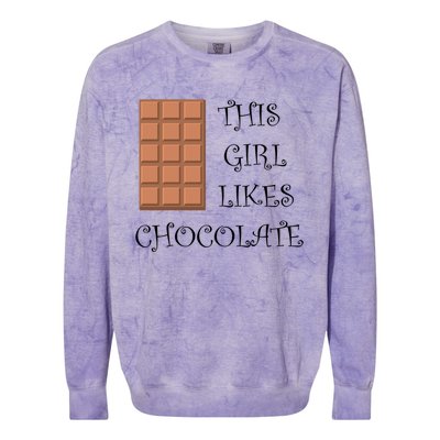 Ironic Saying Cocoa Fan Chocolate Chocolatier Funny Gift Colorblast Crewneck Sweatshirt