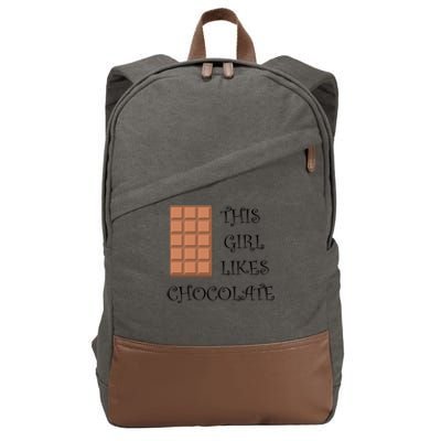 Ironic Saying Cocoa Fan Chocolate Chocolatier Funny Gift Cotton Canvas Backpack