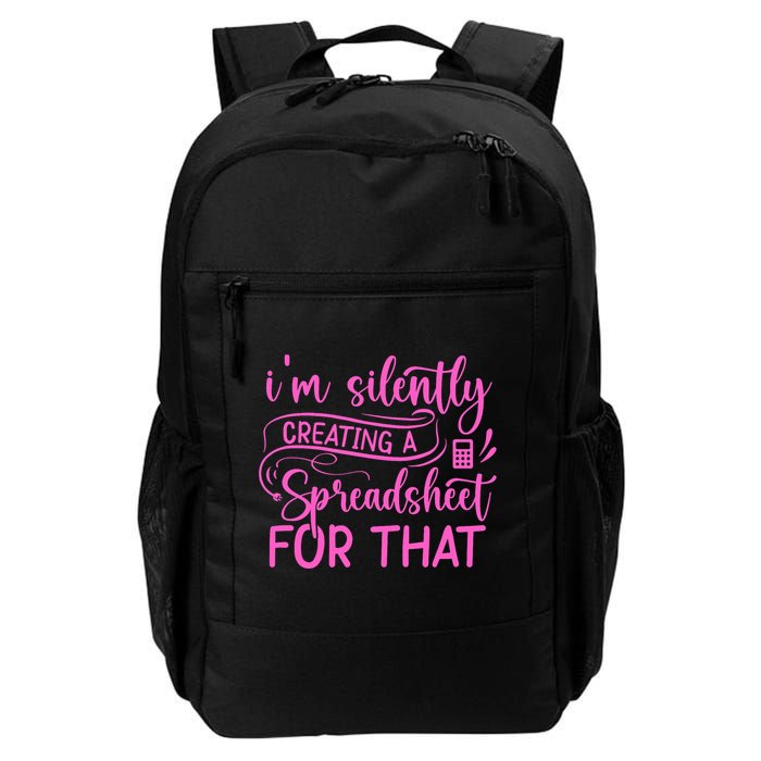 I'm Silently Creating A Spreadsheet For That - Math Majors Daily Commute Backpack