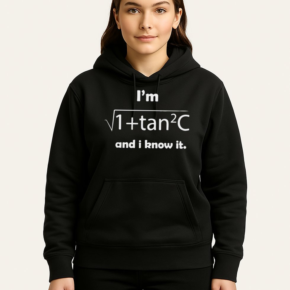 I’M Sec C And I Know It Funny Sexy Math Humor Hoodie