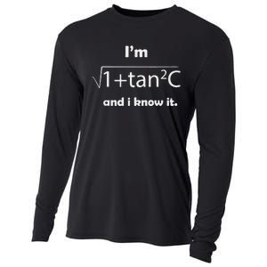 I’M Sec C And I Know It Funny Sexy Math Humor Cooling Performance Long Sleeve Crew