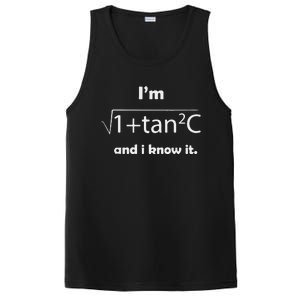 I’M Sec C And I Know It Funny Sexy Math Humor PosiCharge Competitor Tank