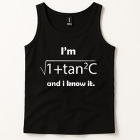 I’M Sec C And I Know It Funny Sexy Math Humor Tank Top