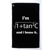 I’M Sec C And I Know It Funny Sexy Math Humor Golf Towel