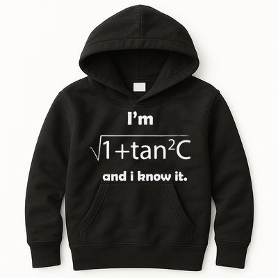 I’M Sec C And I Know It Funny Sexy Math Humor Kids Hoodie