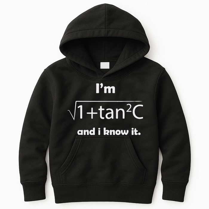 I’M Sec C And I Know It Funny Sexy Math Humor Kids Hoodie
