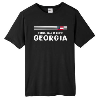 I Still Call It Home Georgia Flag Tall Fusion ChromaSoft Performance T-Shirt