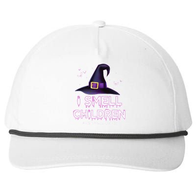 I Smell Children Lunch Lady Life Halloween For Lunch Lady Snapback Five-Panel Rope Hat