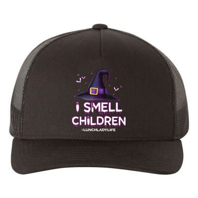 I Smell Children Lunch Lady Life Halloween For Lunch Lady Yupoong Adult 5-Panel Trucker Hat