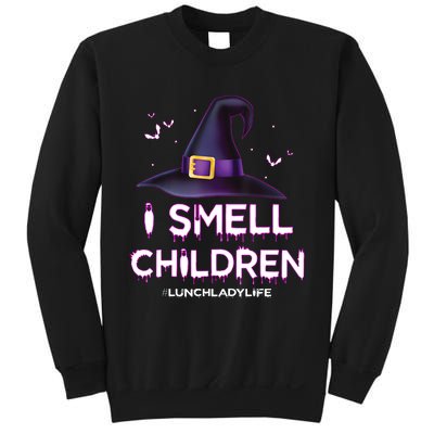 I Smell Children Lunch Lady Life Halloween For Lunch Lady Sweatshirt